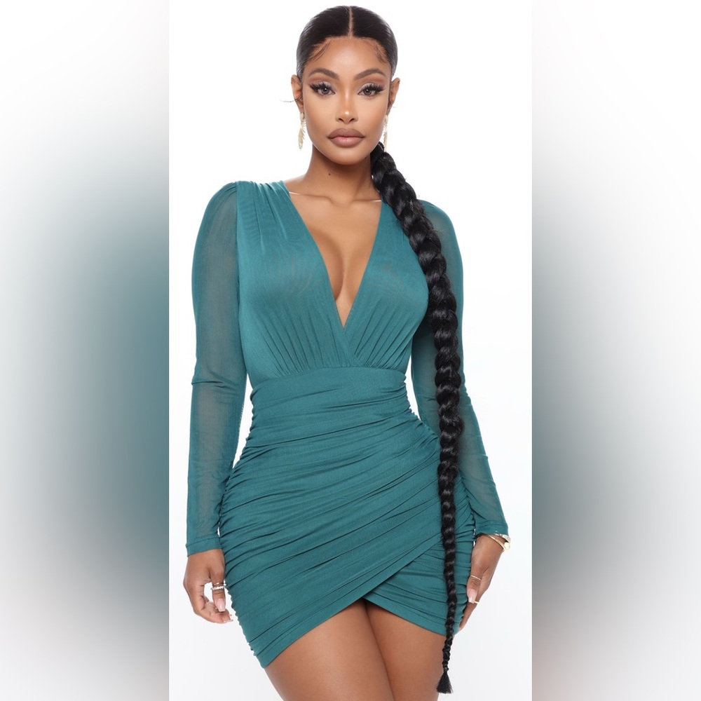 Fashion Nova Sheer Goes Nothing Mini Dress